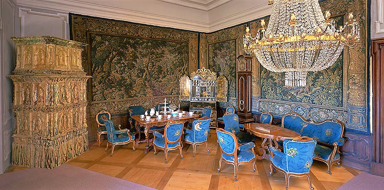 Zámek Český Krumlov, salón kněžny Eleonory ze Schwarzenberku