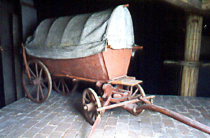 Theaterreqisit - Wagen, Depositorium des Schlosstheaters in Český Krumlov