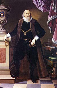 Petr Vok z Rožmberka, portrét v životní velikosti, Charles Louis Philippot, 19. století 
