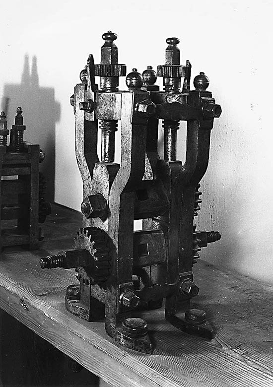 Coinage at the Český Krumlov Castle, coin stamping machine, early 17th century