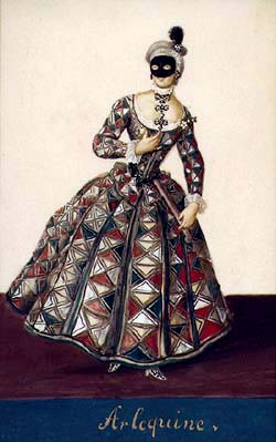 Schwarzenberger Sammlung von Theatralien und vom Repertoire des Theaters, Kostümentwurf, Mitte des 18. Jahrhunderts 