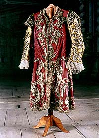 Costumes and props of Castle Theatre in Český Krumlov, theatre costume, around 1740 
