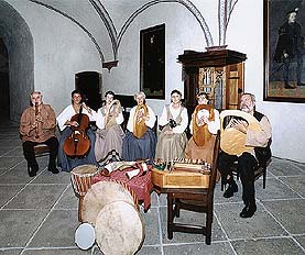 Český Krumlov State Castle and Chateau, Renaissance Hall, concert, 1999, foto: Ladislav Pouzar 