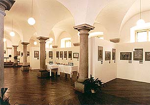 Staatliche Burg und Schloß Český Krumlov, Schloss Nr. 232 - Pferdeställe, Ausstellungräume, Säulensaal, Exsposition aus dem Jahre 1999, Foto: Ladislav Pouzar 