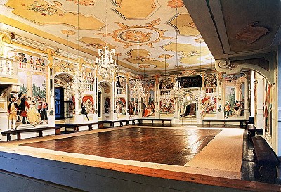Zámek Český Krumlov, Maškarní sál, 2000, foto: Libor Sváček 
