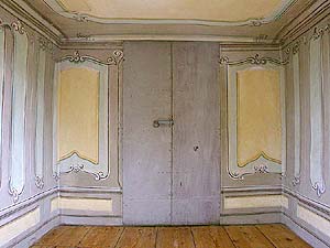 Český Krumlov Castle, Connecting Corridor, fire door, foto: Lubor Mrázek 