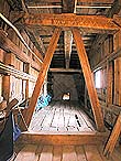 Český Krumlov Castle, interior of the technical  intermediate floor of the Cloack Bridge, foto: Lubor Mrázek 