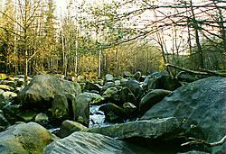 Rock Formations Čertova stěna and Luč 