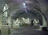 Castle Lapidarium in Český Krumlov - interior, panoramic view, photo: Lubor Mrázek 