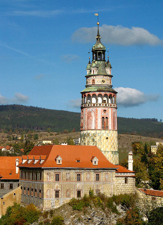Zámecká věž v Českém Krumlově, foto: Lubor Mrázek